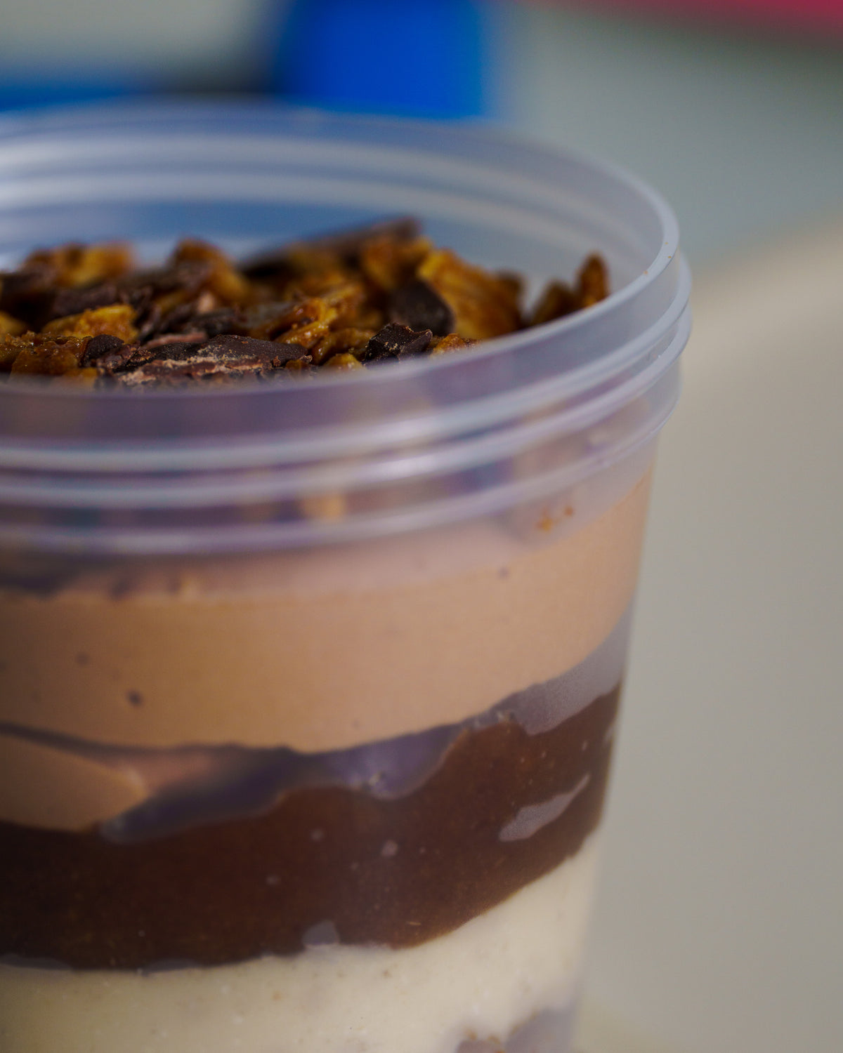 Dark Chocolate Tahini Mousse Cup | كوب موس الشوكولاتة الداكنة والطحينة